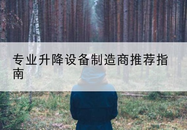 当阳电动剪叉升降平台厂家-专业升降设备制造商推荐指南